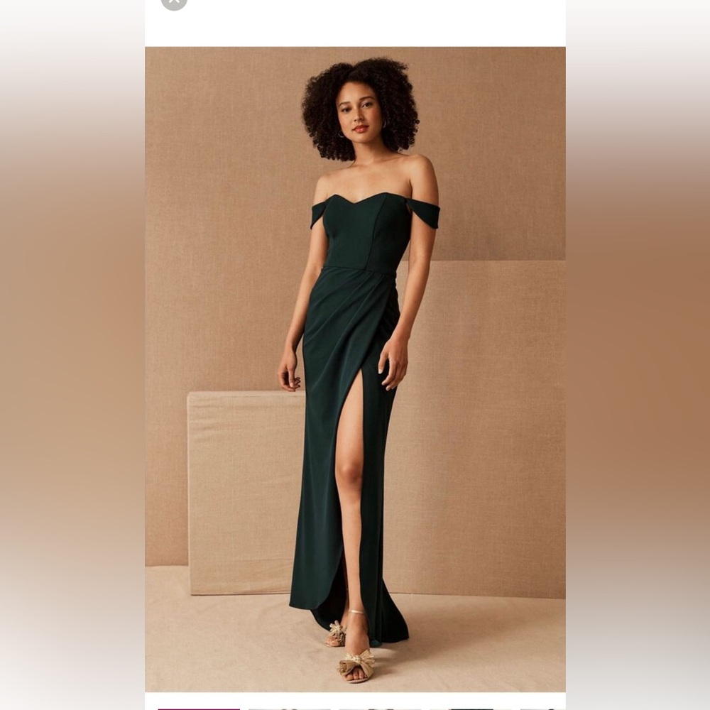 BHLDN Rossi Crepe Maxi Dress